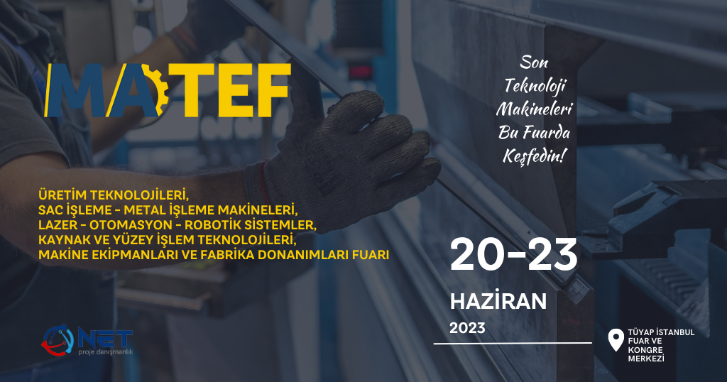 MATEF Fuarı 20-23 Haziran'da TÜYAP İstanbul'da!